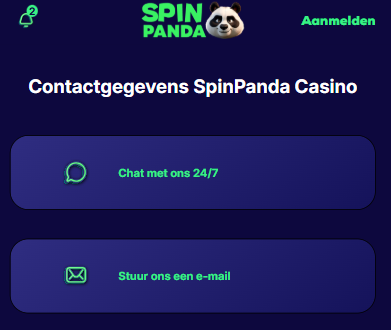 spin panda inloggen